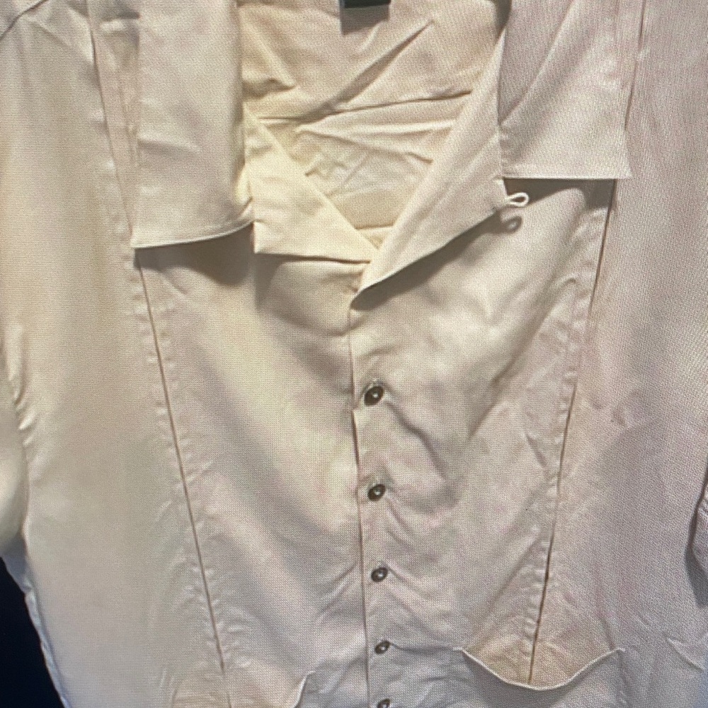 Tommy Bahama Beige Short-Sleeve Camp-Style Button Shirt